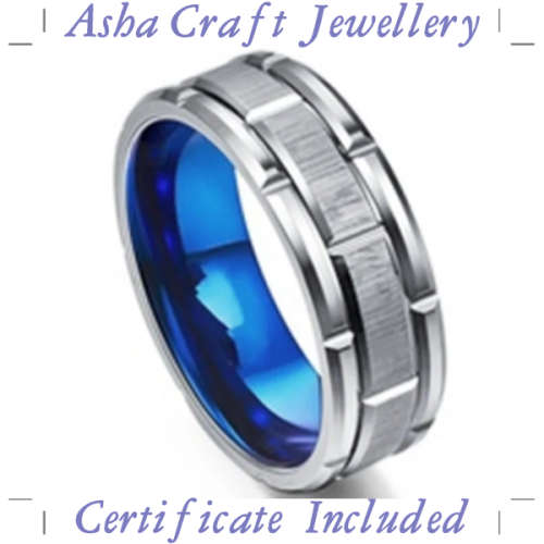 Titanium Comfort Fit Mens Wedding Band. Size 12 | X-Y