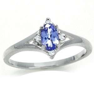 [R4650.00] ASHA CRAFT - 0.52ct Genuine Tanzanite Modern Designer Ring. Size 5 / K