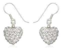 ASHA CRAFT - Genuine Swarovski Crystal 925 Sterling Silver Earrings