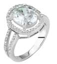 Brand New Exquisite 3.67ct Cr. Topaz 925 Sterling Silver Ring. Size 7.25 / O