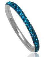 SUMMER SALE - Exquisite Swarovski Ring in Genuine 925 Sterling Silver. Size 8/Q