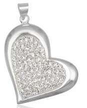 Exquisite Swarovski Pendant in Genuine 925 Sterling Silver