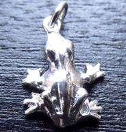 Genuine 925 Sterling Silver Charm / Pendant - FROG