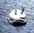 Genuine 925 Sterling Silver Charm - PANSY SHELL
