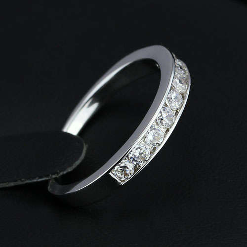 ACJ - Brilliant White CZ 14kt Gold-filled Engagement Ring - Size 6 / M