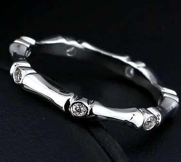 ACJ - Brilliant White CZ 14kt Gold-filled Engagement Ring - Size 8 / Q