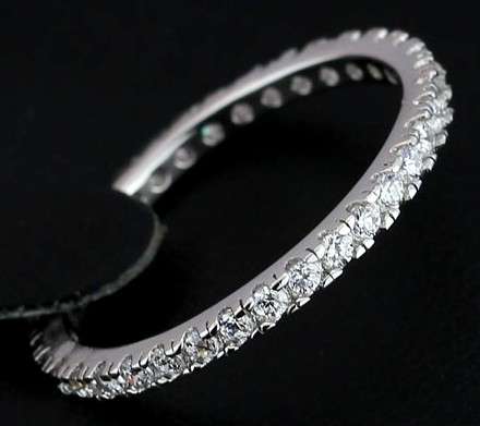 ACJ - Brilliant White CZ 14kt Gold-filled Engagement Ring - Size 8 / Q
