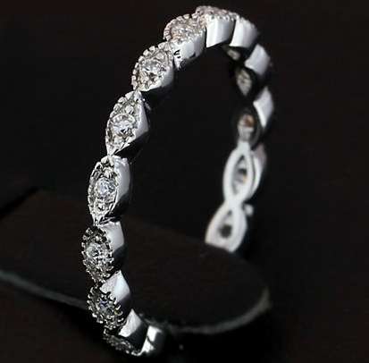 ACJ - Brilliant White CZ 14kt Gold-filled Engagement Ring - Size 8 / Q