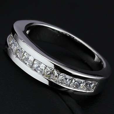 ACJ - Brilliant White CZ 14kt Gold-filled Engagement Ring - Size 6 / M
