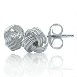 6MM Wire Ball 925 Sterling Silver Stud Earrings