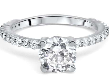 Extraordinary 1.980ct Cr. Diamond 925 Sterling Silver Ring. Size 7.25 / O+