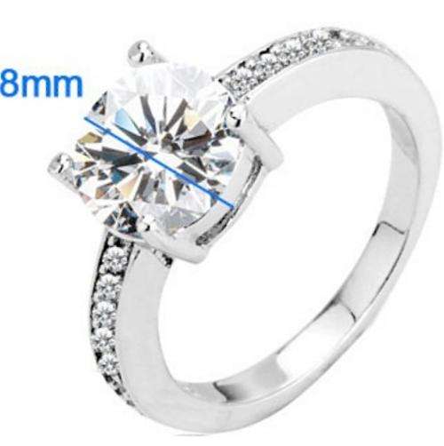 Exquisite Miligrain 2.84 Carat Cr. Diamond Solitaire Engagement Ring