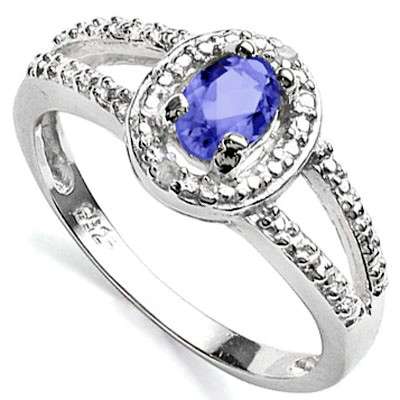 Tanzanite and Diamond Ring - Valuation Certificate included.