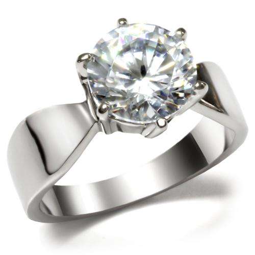 Breathtaking 3.50ct Sim Diamond Solitaire Engagement Ring. Size 9 / S