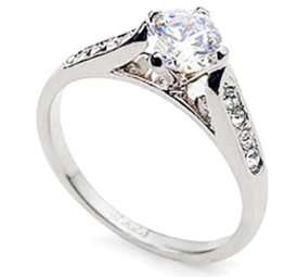 Sensational 0.60ct Cr. Diamond Solitaire Engagement Ring. Size 5/ K/ 16mm