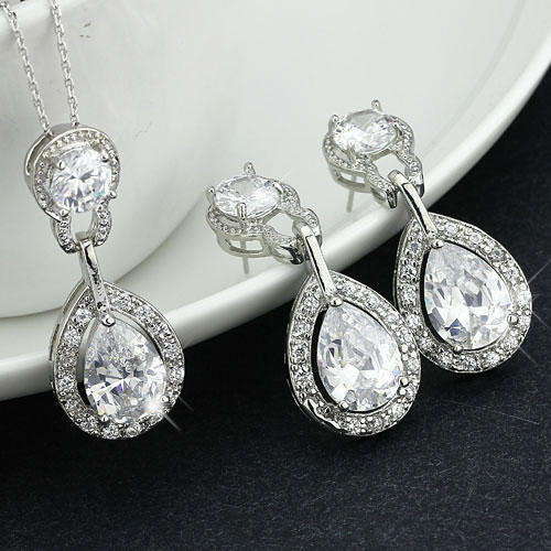 23.00 Carat Created Gemstones Jewellery Sets | 4 to choose from