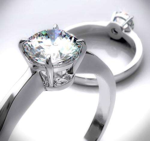 TITANIUM!!! Solitaire 0.86ct Synth Diamond Wedding Ring. Size 6[M]