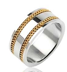 Inanna Collection* Gold Cable Ring* Size 10 [U]