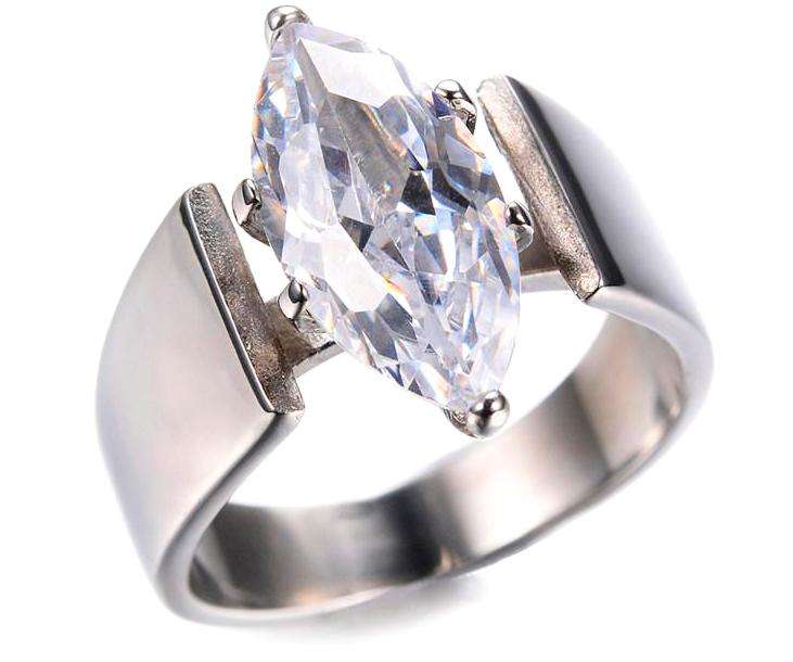 BIG n BOLD! Gorgeous 2.50ct Marquise Solitaire Ring. Size 8 / P+