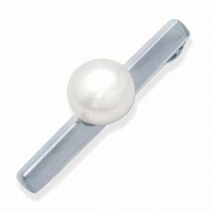 WOW!! Handmade 7 MM Freshwater Pearl 925 Sterling Silver Bar Pendant