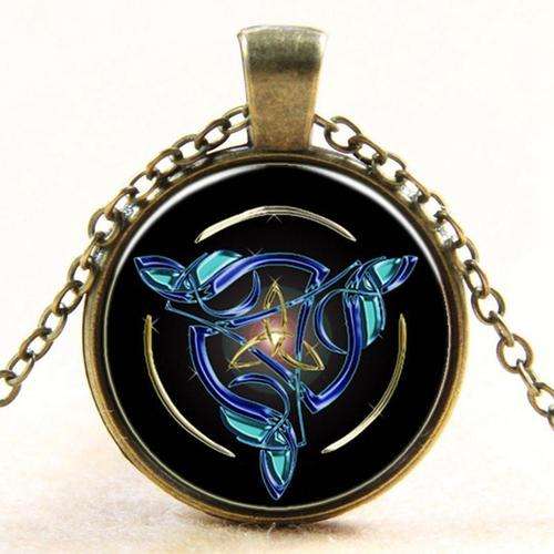 Celtic Triquetra Statement Necklace