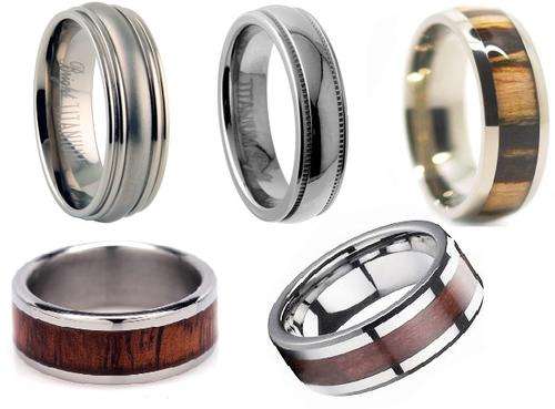 BRAND NEW Exquisite Mens Wedding Rings Titanium Tungsten and Steel - Pick your Favourite
