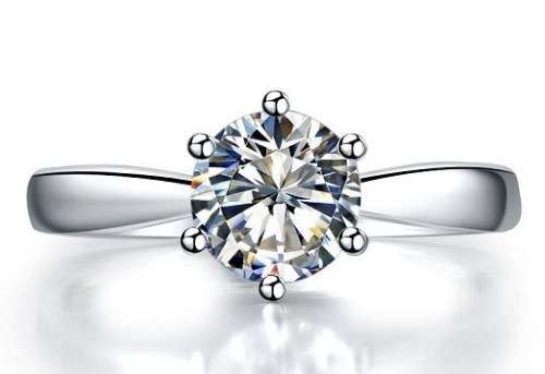 NEW Stunning Solitaire 0.60ct Cubic Zirconia Ring - Size 6.5 / N