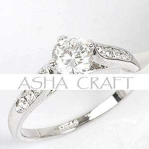 Size 9 - Exquisite 0.90ctw Lab Diamond Engagement Ring