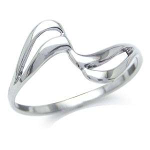 *** BRAND NEW*** Swirl design - Real Sterling Silver Ring - Size 8 / Q / 18mm