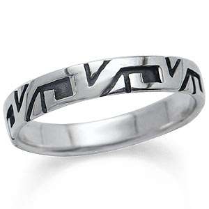 Celtic Design Solid Sterling Silver Ring - Size 6.5 / N / 17mm