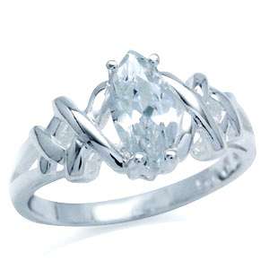 ** Size 10 / U ** Brand New Beautiful 1.50ct Diamond CZ .925 Solid Silver Ring