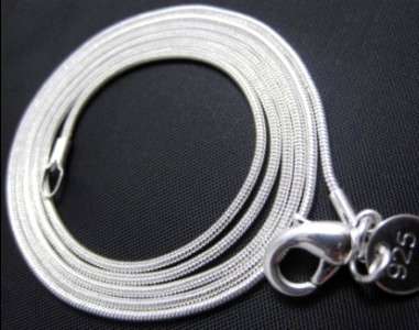 Brand New Silver Snake Chains - 50cm
