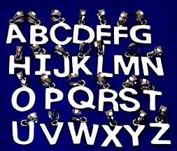 ASHA CRAFT - Letter Initial T - SOLID 925 Sterling Silver Pendant