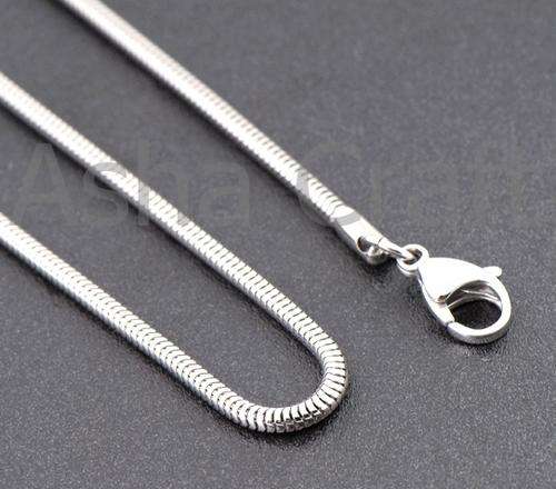 ASHA CRAFT - Brand New 925 Silver Snake Chain - 55cm