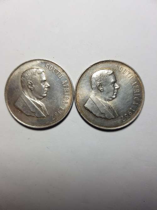 2x1967 1rand (silver