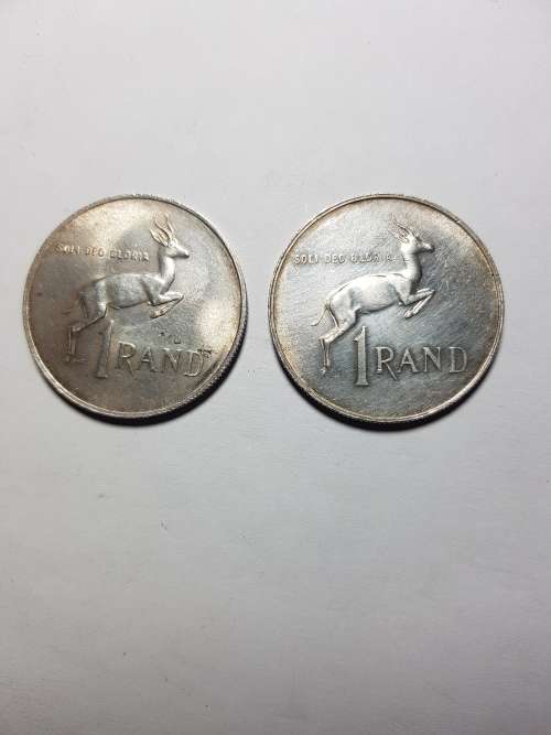 2x1967 1rand (silver