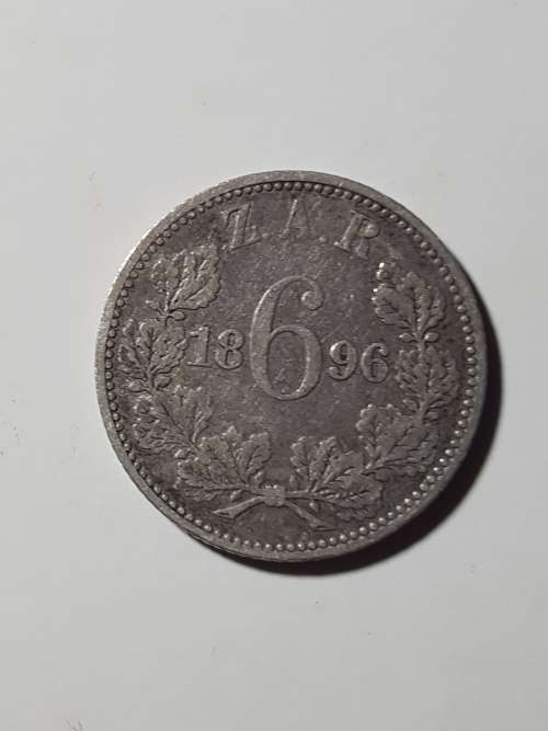 kruger 6 pence 1896