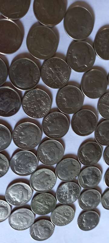 50 x dimes