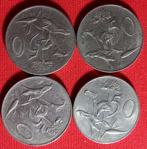1968  50 cent x 4