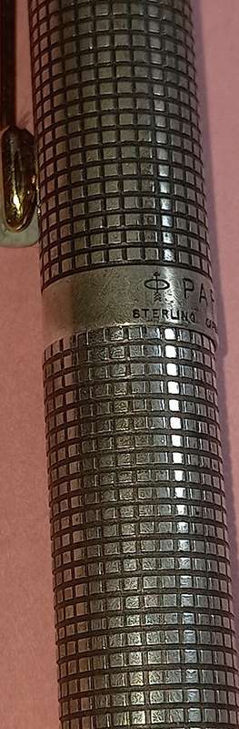 parker fountain pen sterling  14k nib