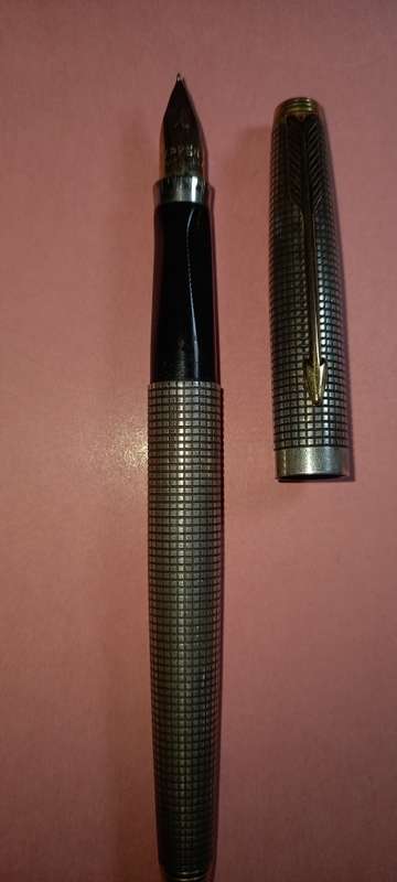 parker fountain pen sterling  14k nib