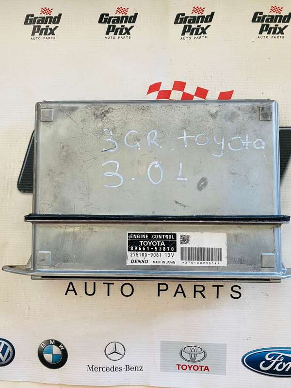 TOYOTA LEXUS 3GR 3.0L ECU COMPUTER BOX 89661-53870 275100-9081 12V
