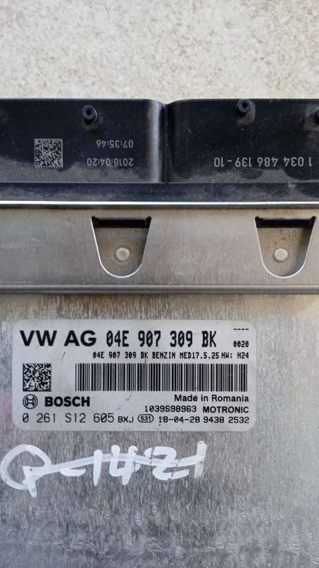 VW GOLF VII AND VW CADDY ECU COMPUTER BOX 04E907309BK 0261S12605