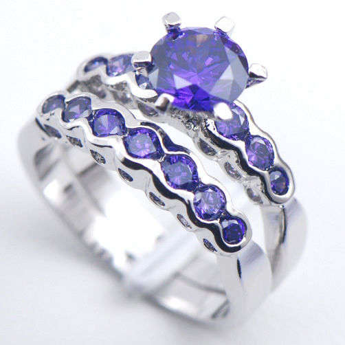Amethyst Crystal Wedding - Size 10
