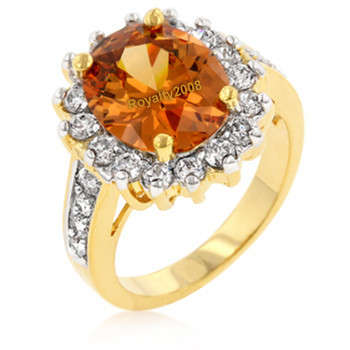 Stunning*** Champagne Cambridge Elegance Ring - Size 8