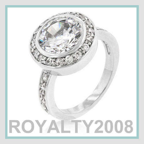 Sparkling Engagement Ring - Size 7
