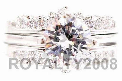 Two piece Wedding Set - Striking - Size 9