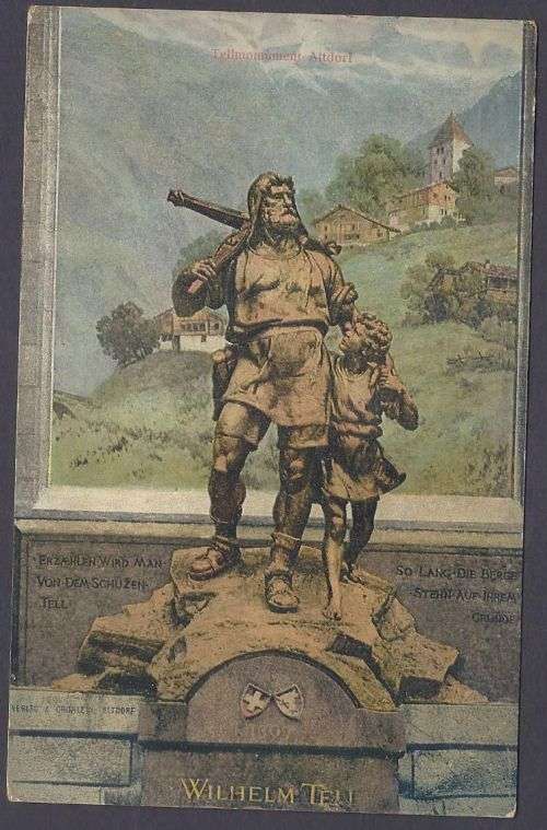 TELLMONUMENT ALTDORF. UNUSED.