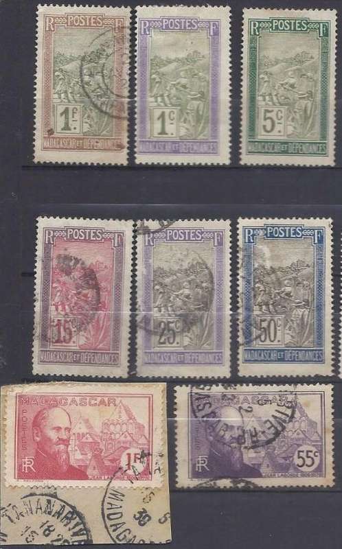 EARLY MADAGASCAR.USED.