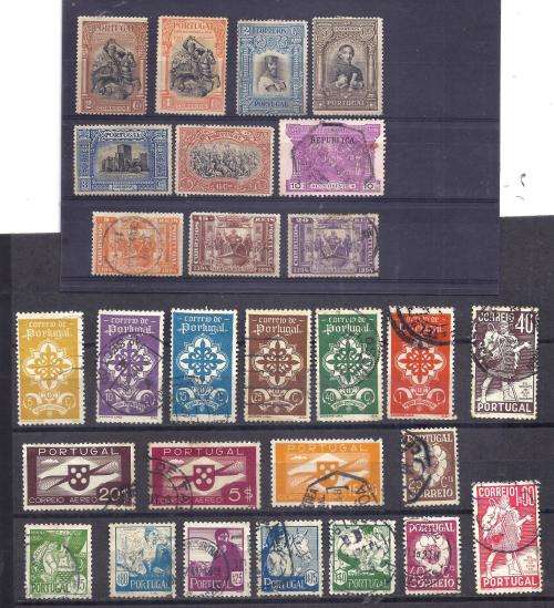 EARLY PORTUGAL.MINT STAMPS MOUNTED.